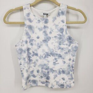 Express Tie Dye Cropped Body Contour Tank Top